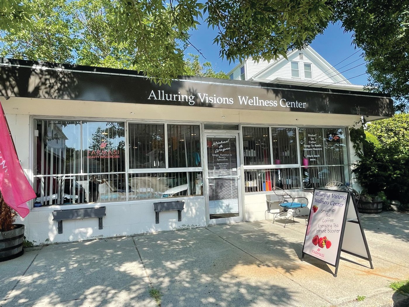 Alluring Visions Wellness Center, seen here at 1563 Cranston Street, is the only retail store in the USA which sells the internationally-known FARMASI products. Come enjoy an energizing tea or flavored shake while you learn more about these ground-breaking products.